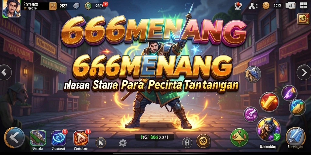 Tampilan gameplay menarik pada 666MENANG dengan tantangan strategi.
