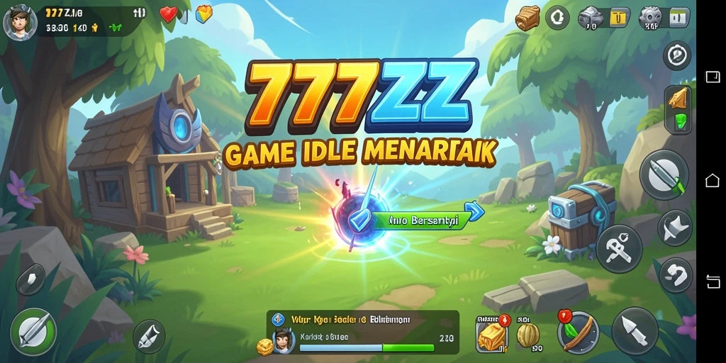 Tampilan gameplay dari 777ZX yang santai dan menyenangkan.