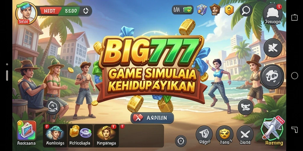 Tampilan gameplay yang menarik di BIG777 dengan interaksi aktif antar karakter.
