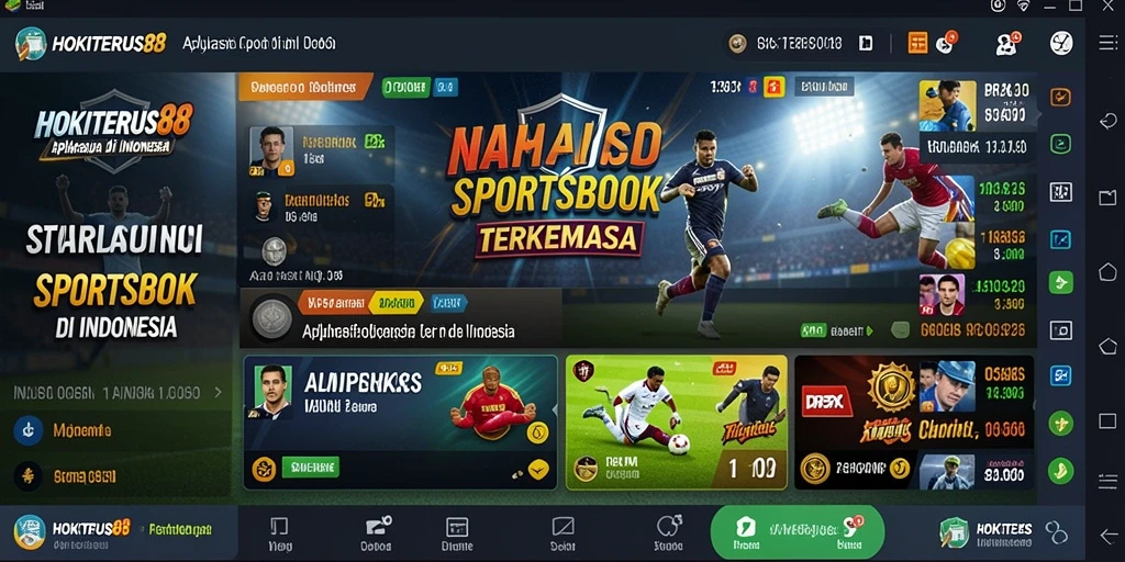 Tampilan gameplay menarik dari HOKITERUS88 dengan taruhan olahraga.