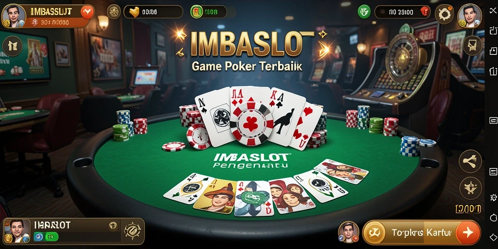 Screenshot gameplay poker yang menampilkan suasana kompetisi yang seru.