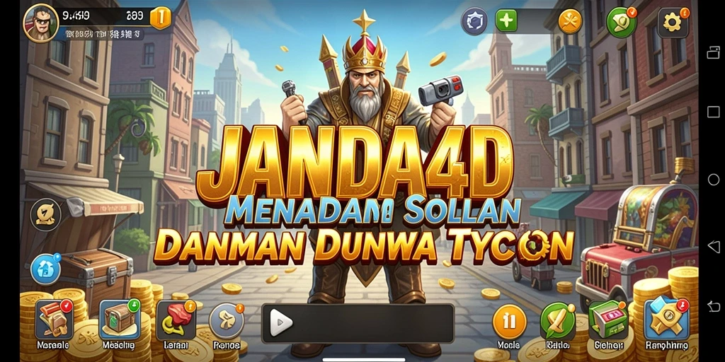 Gambaran gameplay JANDA4D yang seru dan mendalam dalam dunia Tycoon.
