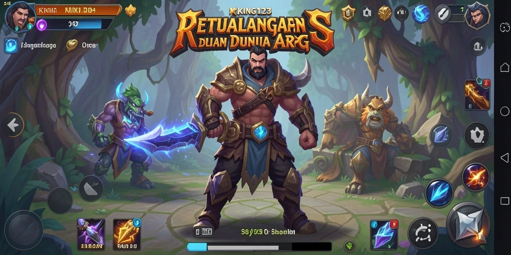 Screenshot KING123 menampilkan aksi pertempuran seru dalam game ARPG.