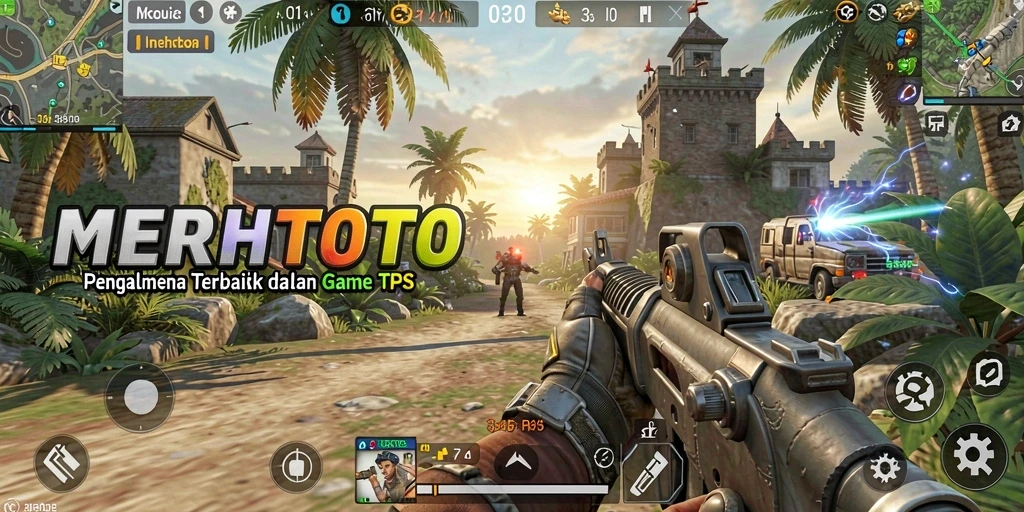 Screenshot gameplay MERAHTOTO yang menampilkan pertempuran seru.