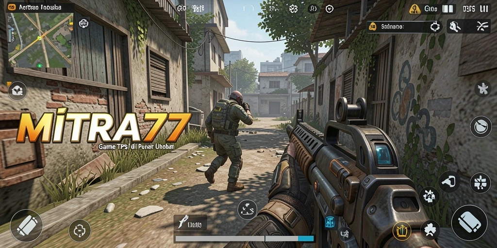 Tampilan gameplay <strong>MITRA77</strong> yang mendebarkan dan penuh aksi.