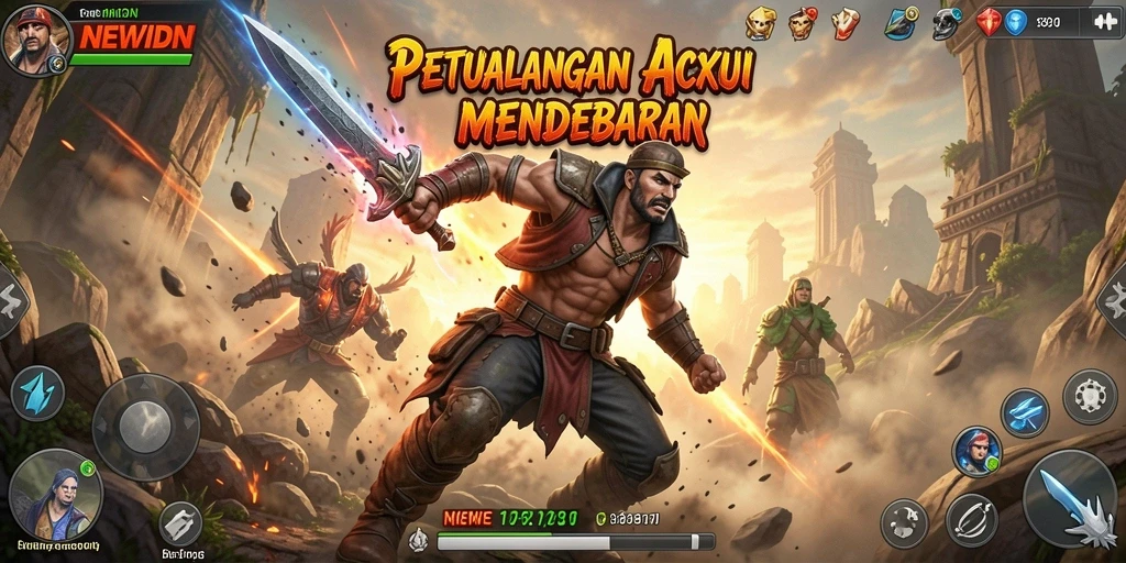 Tampilan aksi seru dan mendebarkan di NEWIDN.