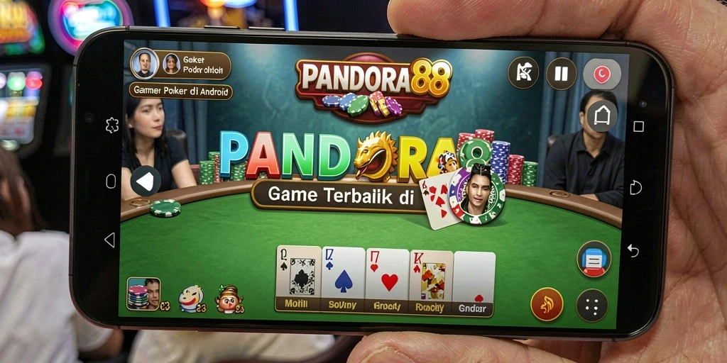 Tampilan gameplay seru dari PANDORA88 saat bermain poker.