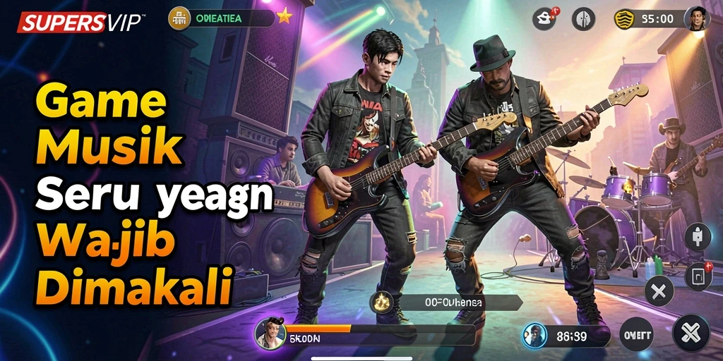 Menampilkan gameplay interaktif yang menarik dalam SUPERSVIP.