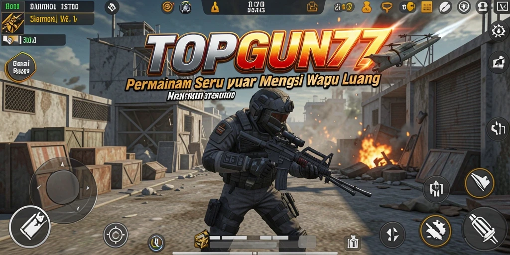 Tangkapan layar gameplay TOPGUN77 yang menyenangkan dan penuh tantangan.