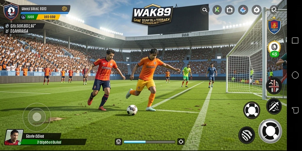 Pengalaman bermain sepak bola yang menegangkan dan menyenangkan.